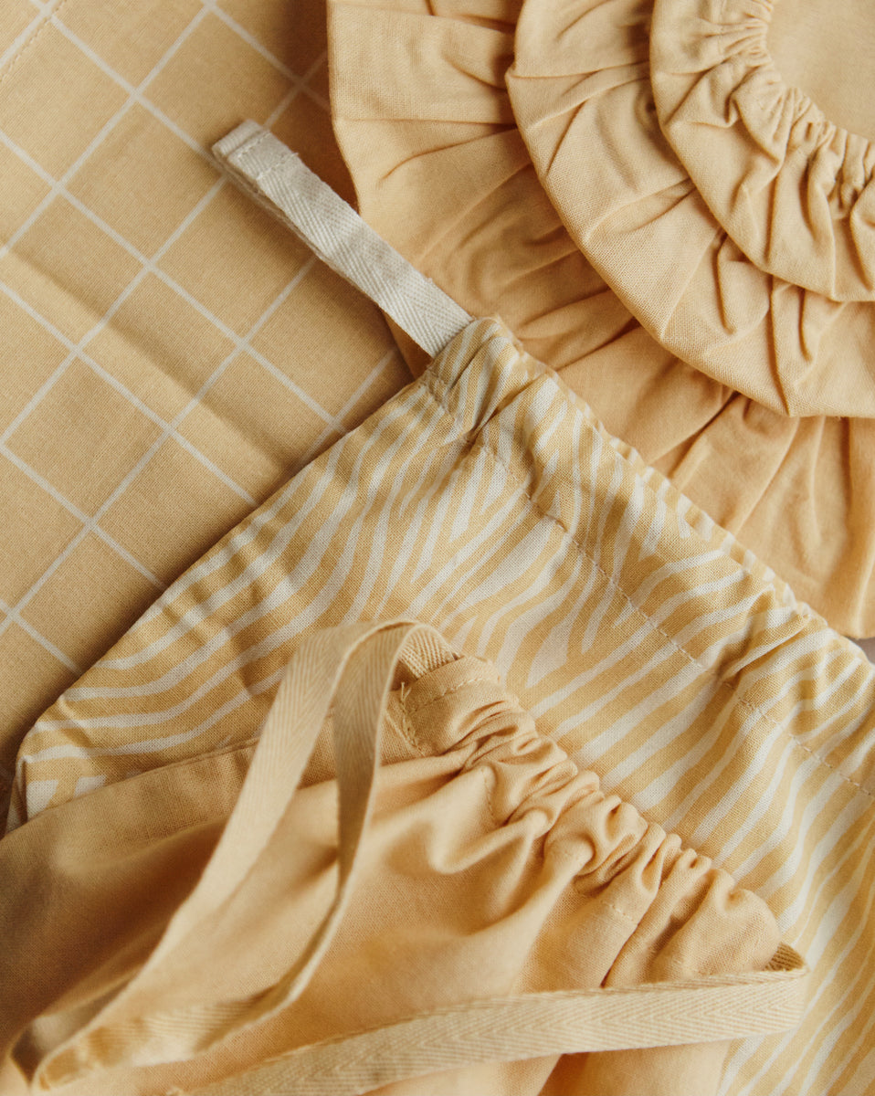 Sui Muslin Wash Cloths - Marine stripe cold – HAPS NORDIC-COM