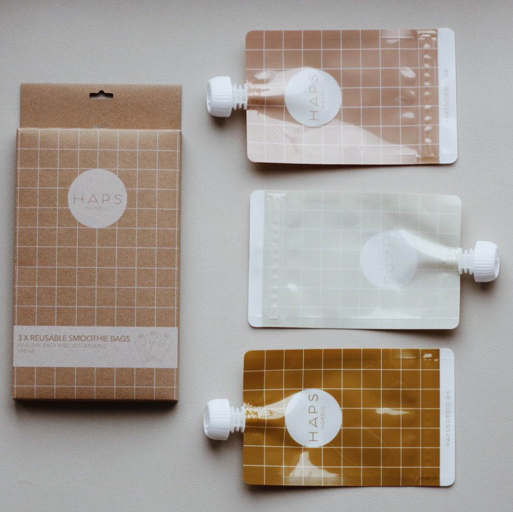 Haps Nordic 3-pack Smoothie Bags Smoothie Bags Warm