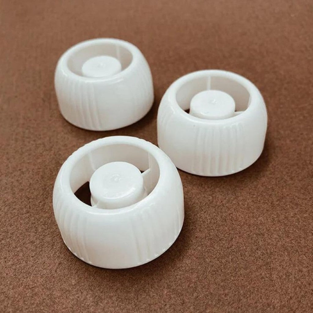 Haps Nordic 3 caps for Smoothiebags Smoothie Bags White