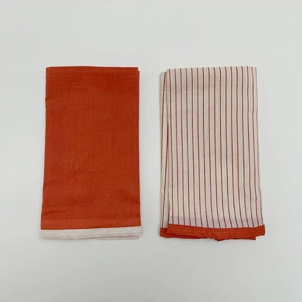 Haps Nordic Gift wrap 2-pack Gift wrap Chili/Pin stripe