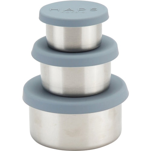 Haps Nordic Silicone lids, Steel trio 5/6/8 extra parts Ocean