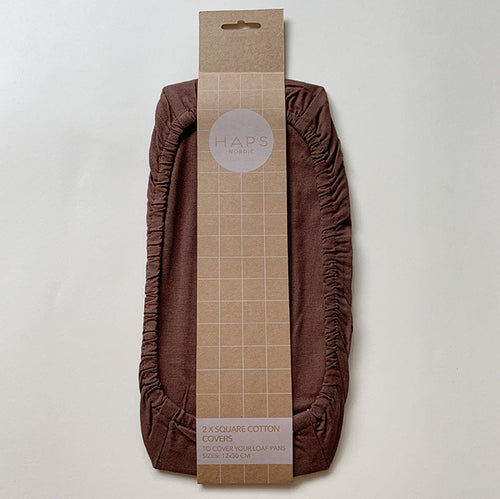 Haps Nordic Square Cotton cover 2-pack solid Cotton cover Hazel pack