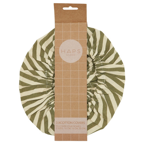 Haps Nordic Cotton covers Cotton cover Marine stripe Olive/nature