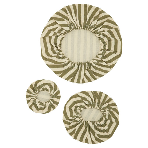 Haps Nordic Cotton covers Cotton cover Marine stripe Olive/nature