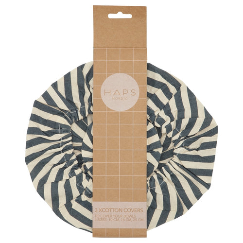 Haps Nordic Cotton covers Cotton cover Marine stripe Petrolium/nature