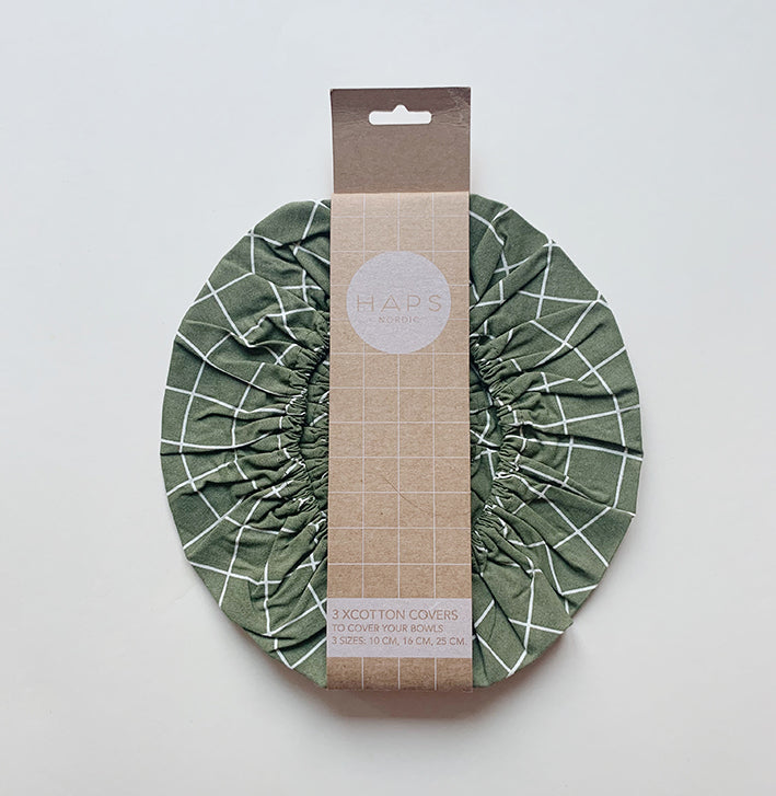 Haps Nordic Cotton covers Cotton cover Olive check
