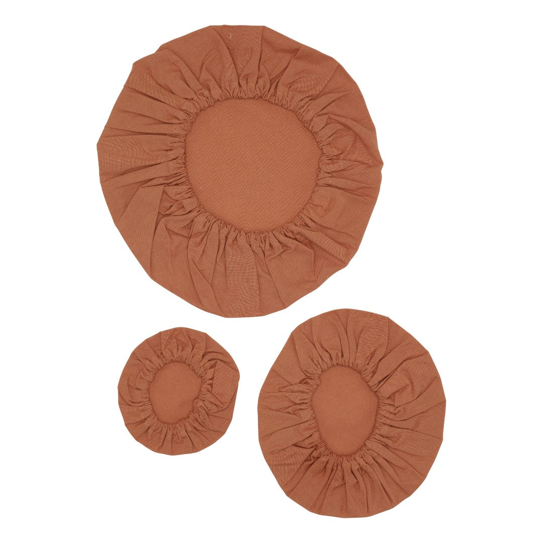 Haps Nordic Cotton covers Cotton cover Terracotta
