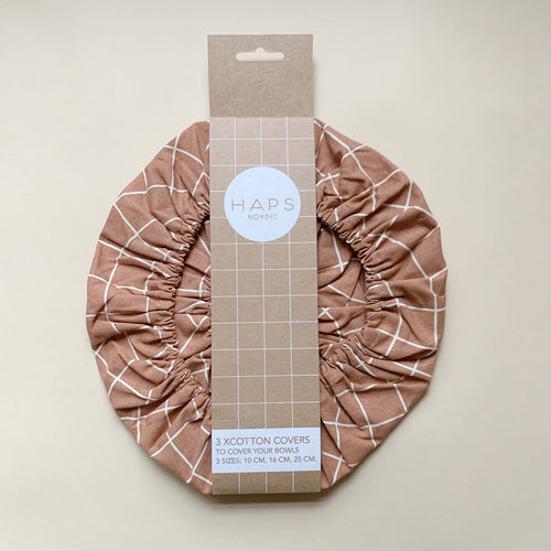 Haps Nordic Cotton covers Cotton cover Terracotta Check