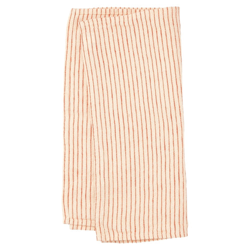 Haps Nordic Linen Napkin 2-pack Napkins Pin stripe Vanilla/Chili