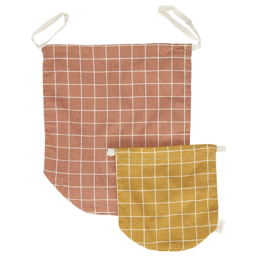 Haps Nordic Multi bag 2-pack Multi bag Autumn check
