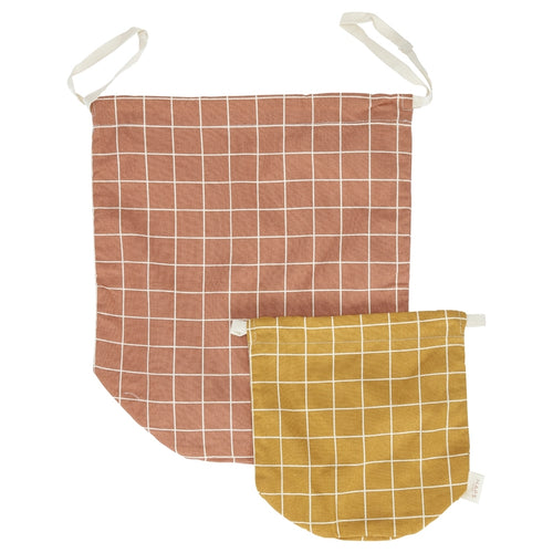 Haps Nordic Multi bag 2-pack Multi bag Autumn check