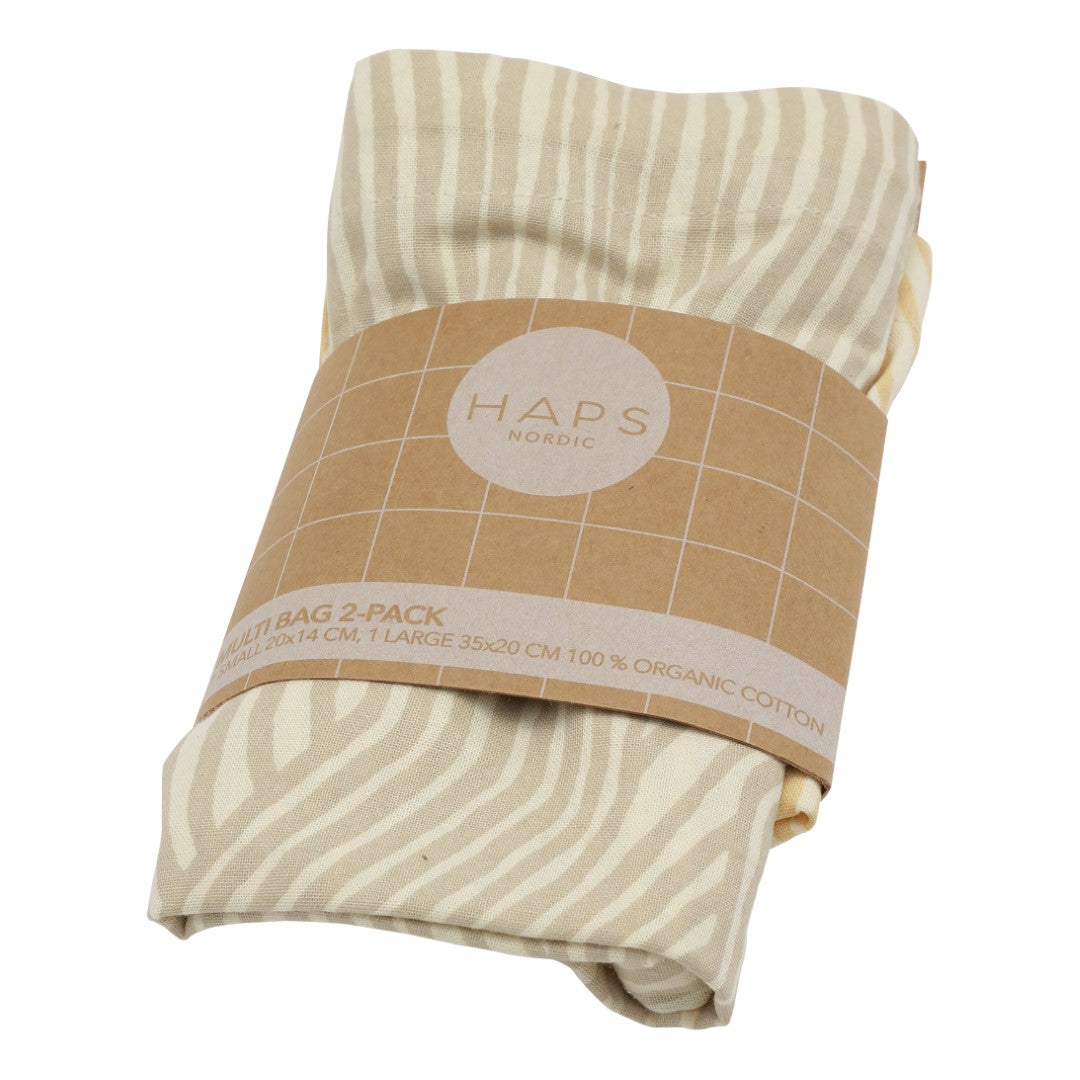 Haps Nordic Multi bag 2-pack Multi bag Summer wave print