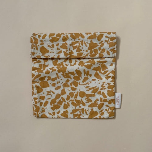 Haps Nordic Sandwich bag Sandwich bag Mustard Terrazzo