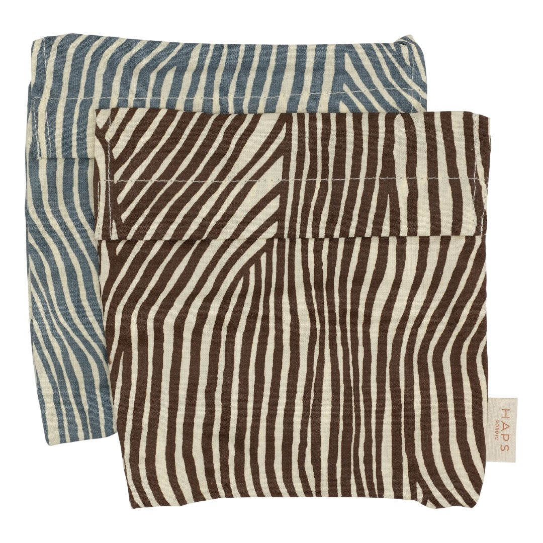 Haps Nordic Sandwich bag 2-pak Sandwich bag Winter wave print