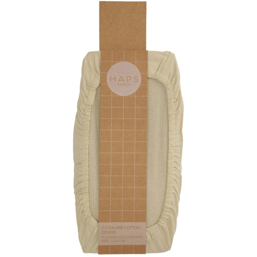 Haps Nordic Square Cotton cover 2-pack solid Cotton cover Oyster grey pack