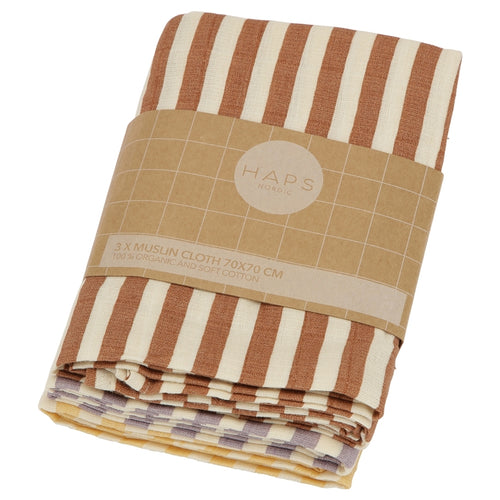 Haps Nordic Sui Muslin Cloths Cloths Marine stripe warm