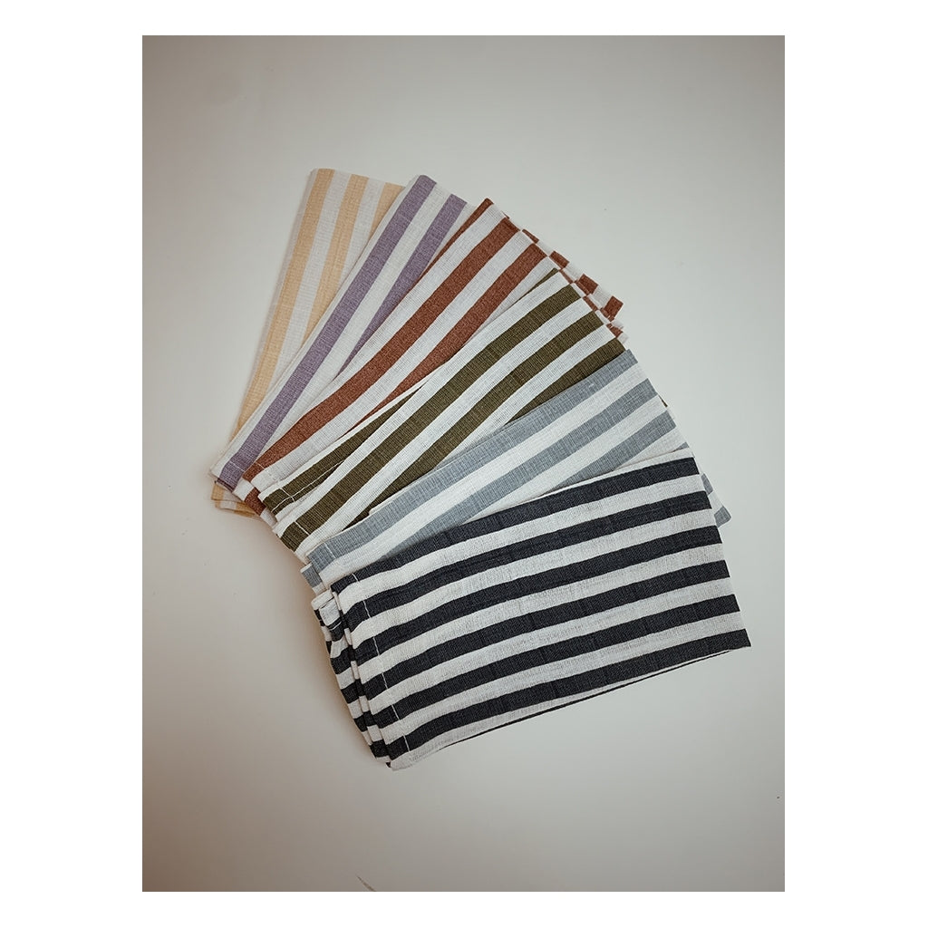 Sui Muslin Wash Cloths - Marine stripe cold – HAPS NORDIC-COM