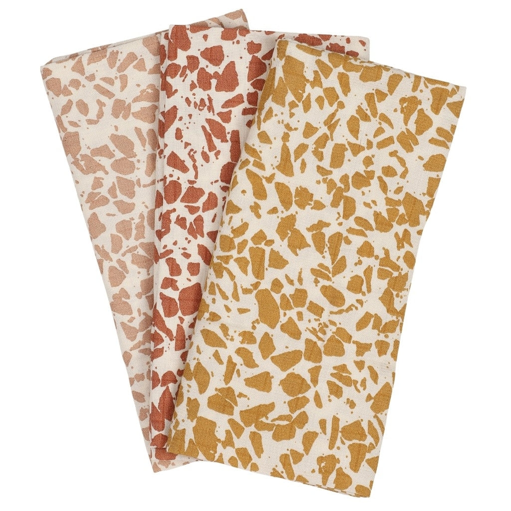 Haps Nordic Sui Muslin Cloths Cloths Warm Terrazzo