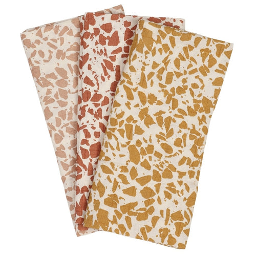 Haps Nordic Sui Muslin Cloths Cloths Warm Terrazzo