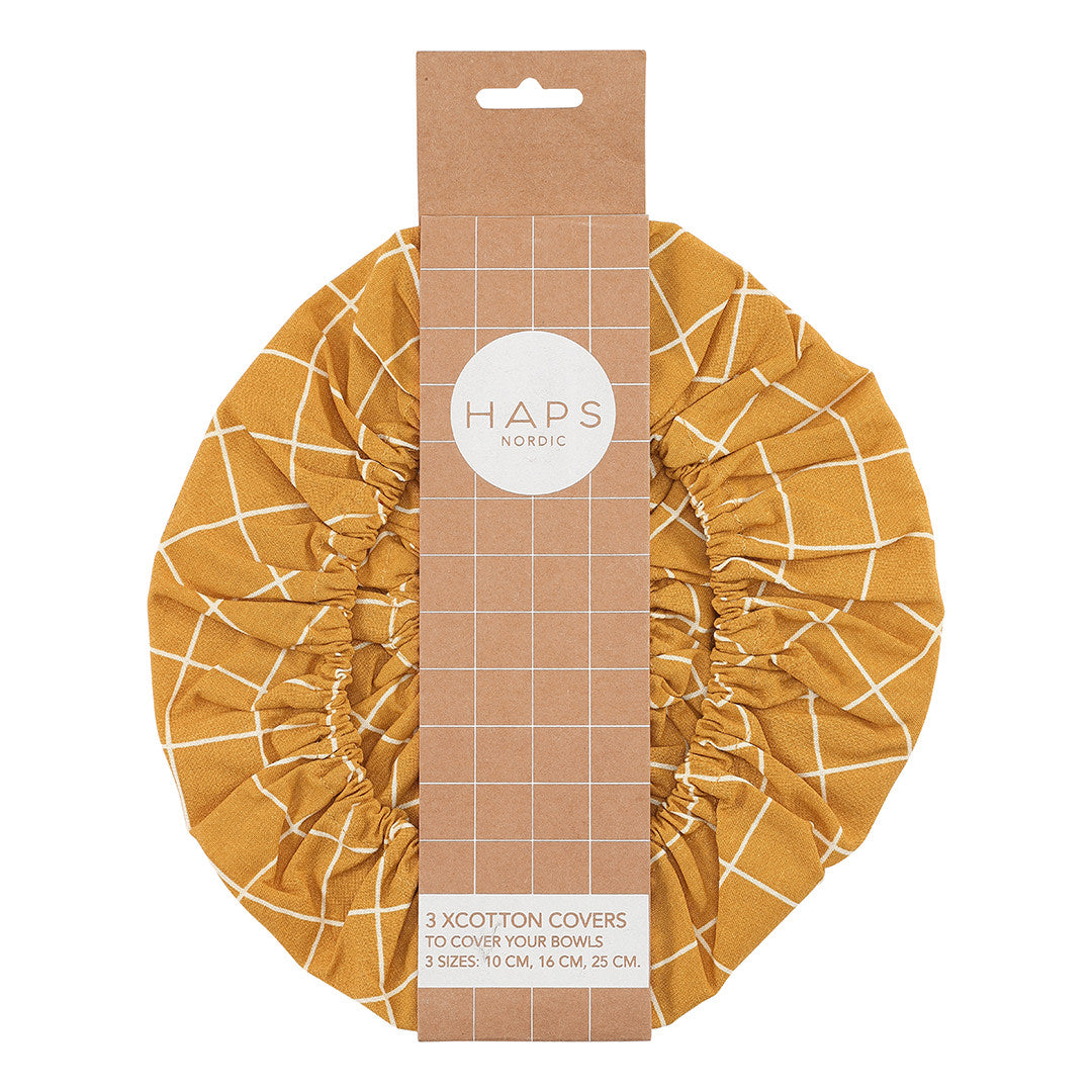 COTTON COVERS - Mustard Check