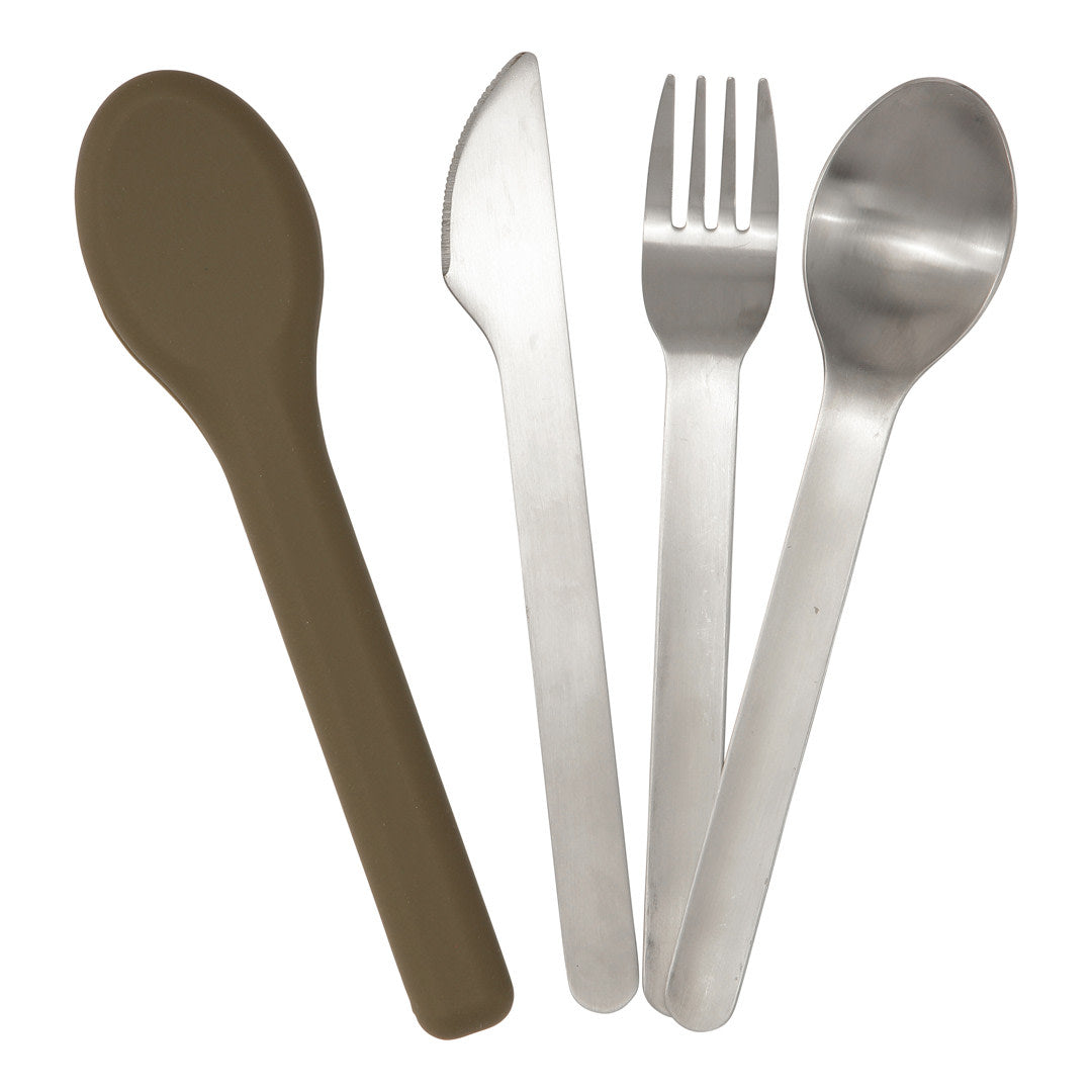 PICNIC CUTLERY SET - Olive