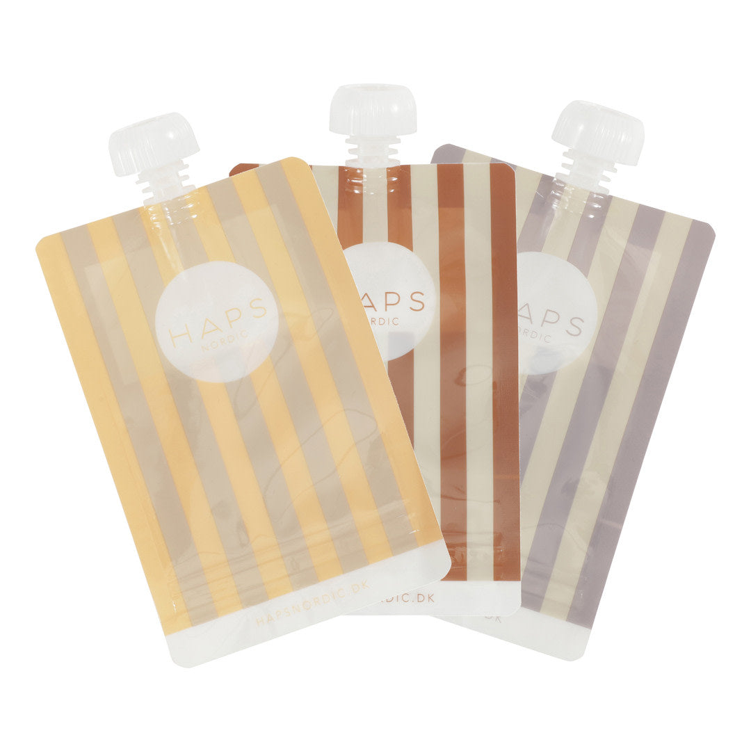 SMOOTHIE BAGS 3-PACK - Marine stripe warm