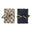 GIFT WRAP 2-PACK - Petrolium/French grid