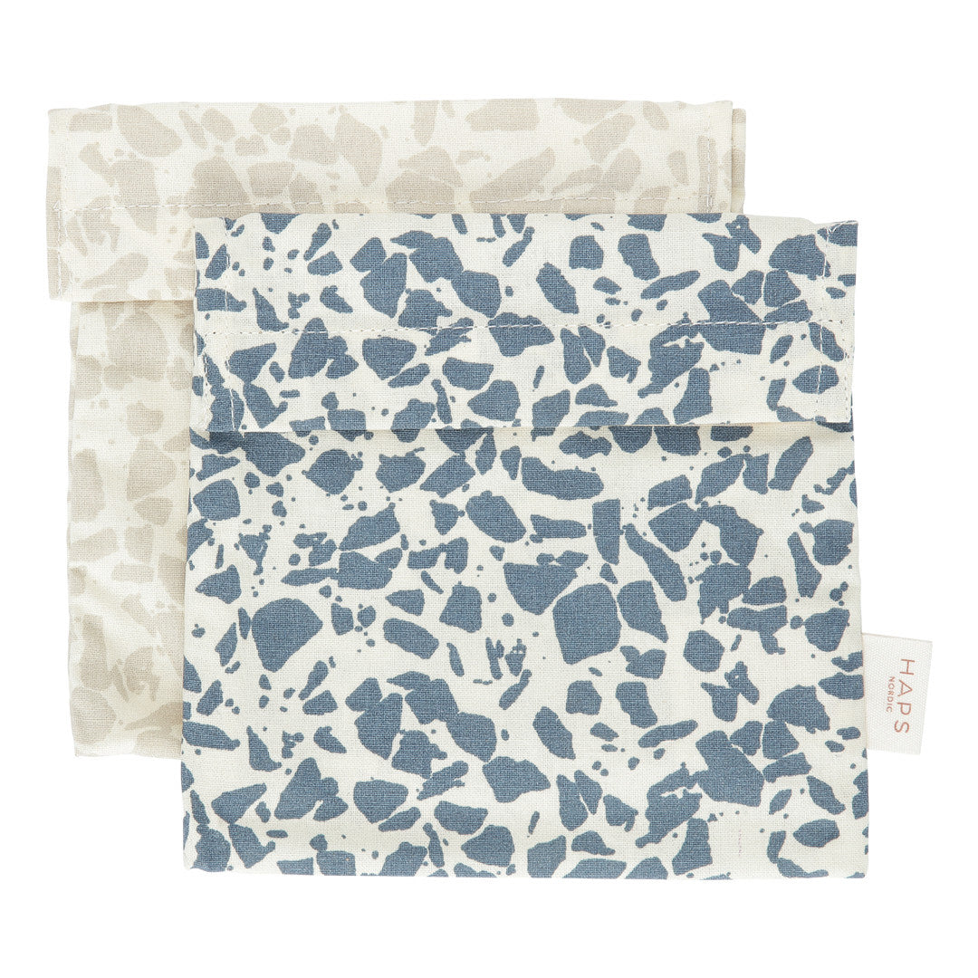 SANDWICH BAG 2-PACK - Winter terrazzo