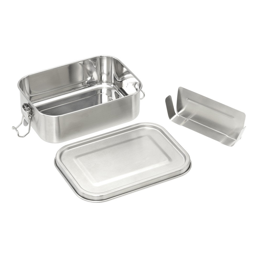 LUNCH BOX W. REMOVABLE DIVIDER - Steel