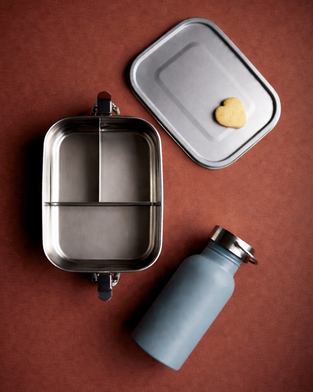 3 COMPARTMENTS LUNCH BOX - Steel