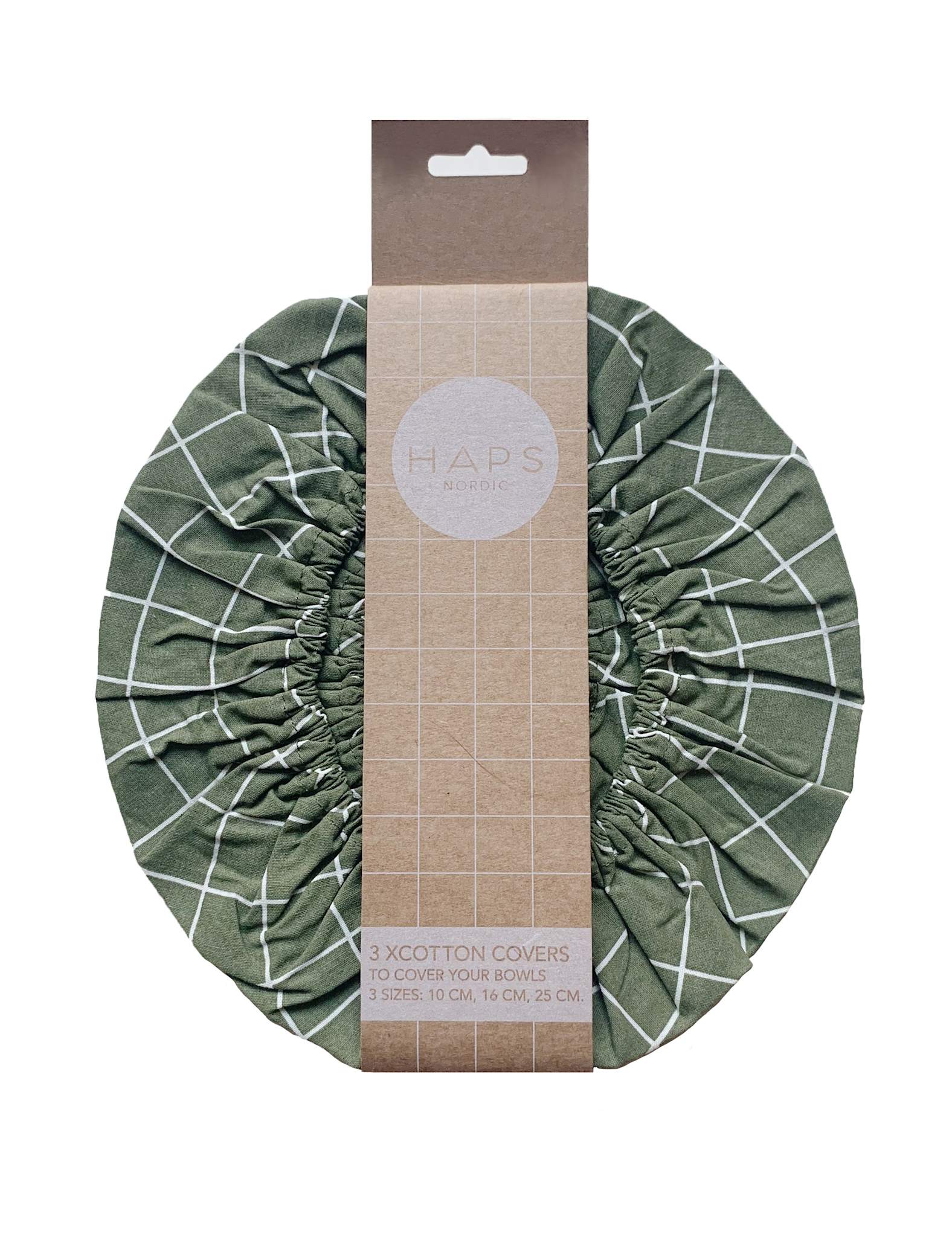 COTTON COVERS - Olive check