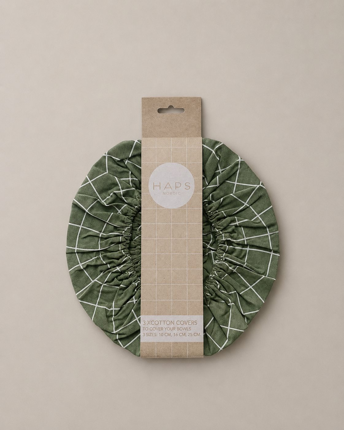 COTTON COVERS - Olive check