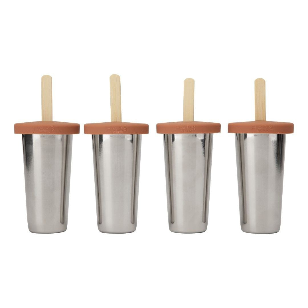 ICE LOLLY MAKERS 4-PACK - Terracotta