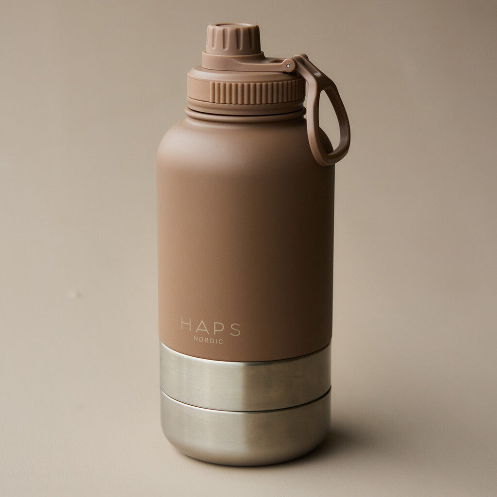 Haps Nordic Haps Go bottle Water bottle Mocca
