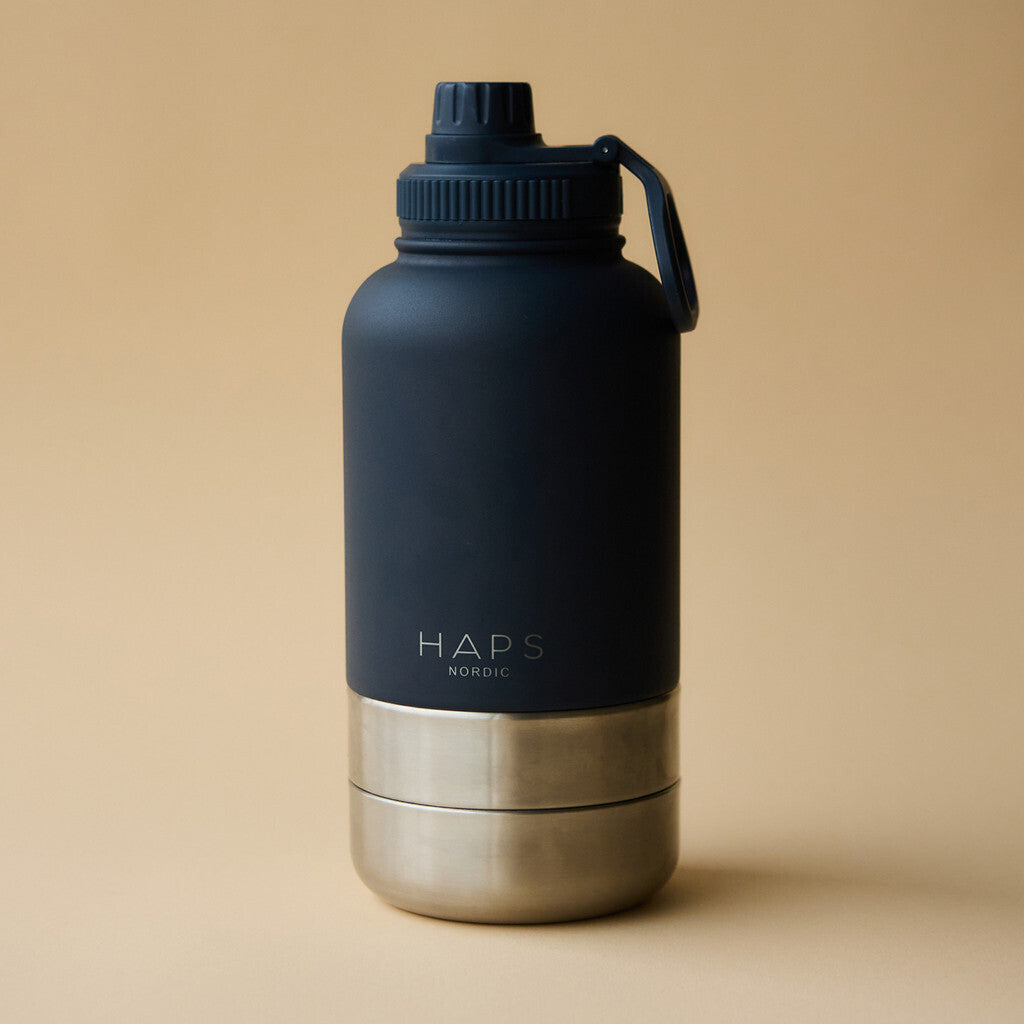Haps Nordic Haps Go bottle Water bottle midnight blue