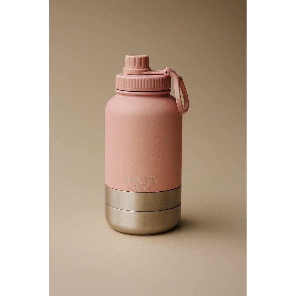 Haps Nordic Haps Go bottle Water bottle Blush