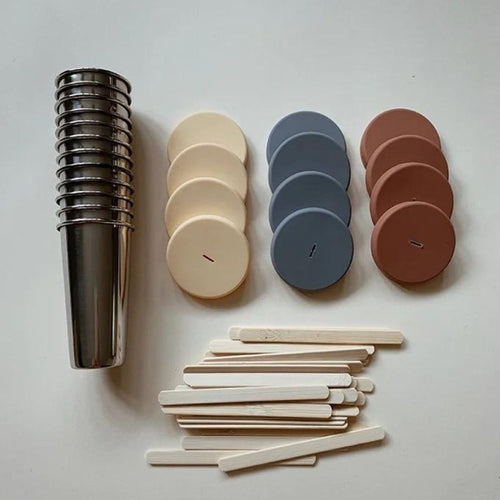 Haps Nordic Ice lolly makers 4-pack Ice lolly makers Terracotta