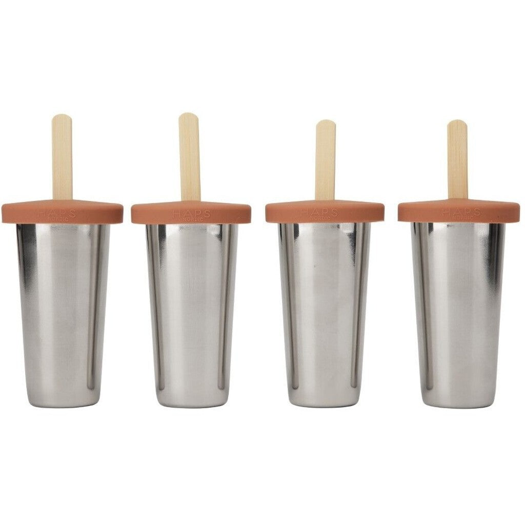 Haps Nordic Ice lolly makers 4-pack Ice lolly makers Terracotta