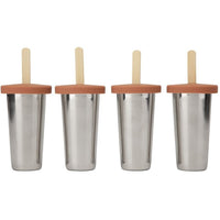 Haps Nordic Ice lolly makers 4-pack Ice lolly makers Terracotta