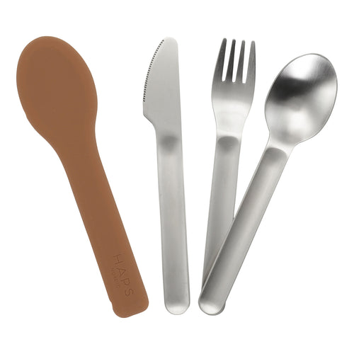 Haps Nordic Kids cutlery set Cutlery Terracotta