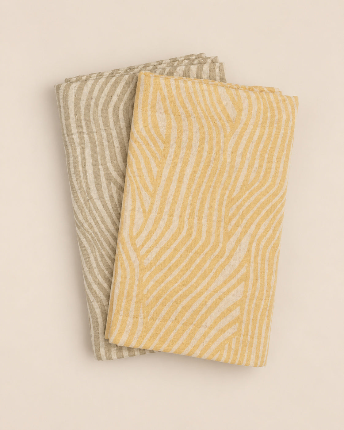MUSLIN CLOTH 2-PACK - Summer wave print