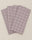 TEXTILE NAPKINS 4-PACK - Lavender check