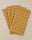 TEXTILE NAPKINS 4-PACK - Mustard Check