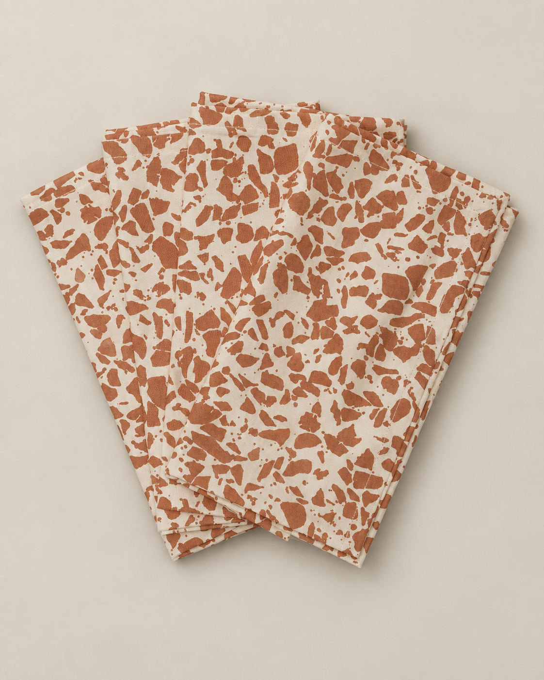 TEXTILE NAPKINS 4-PACK - Terracotta Terrazzo