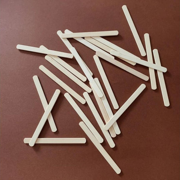 Haps Nordic Reusable Bamboo sticks 25pcs Bamboo Ice lolly stick Bamboo