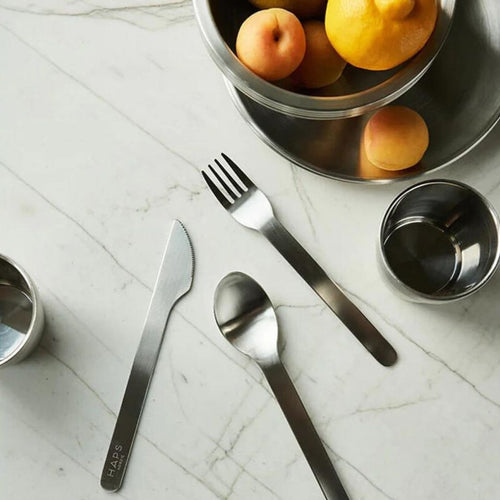 Haps Nordic Reuseable picnic bowls 4 pcs. Bowl Steel