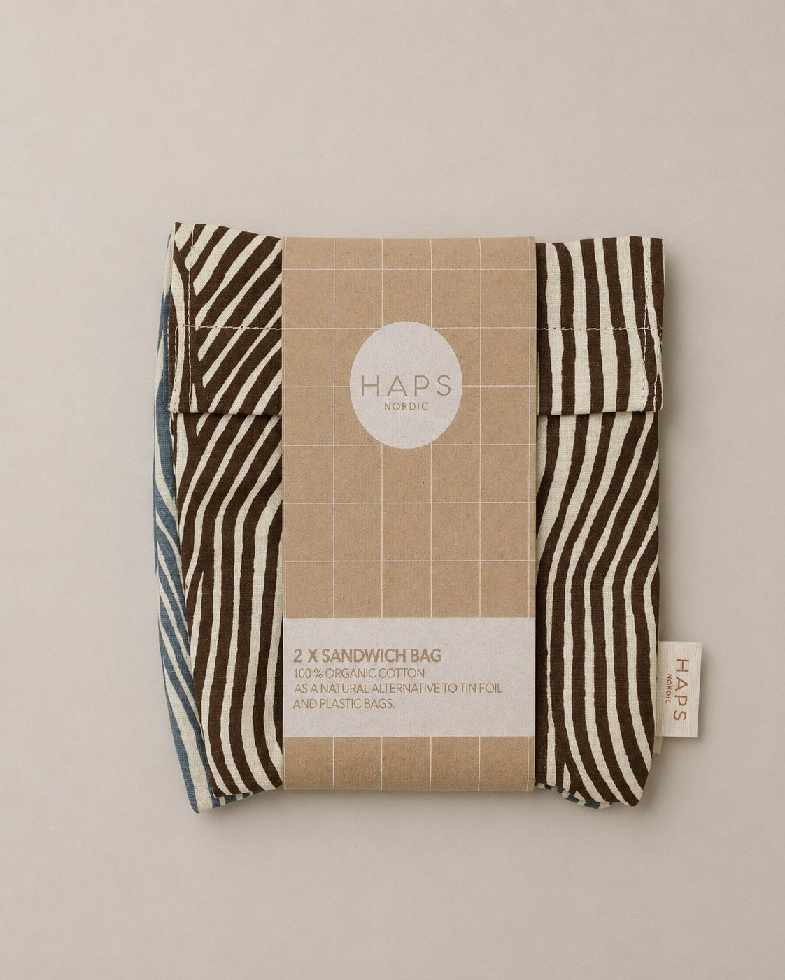 SANDWICH BAG 2-PACK - Winter wave print
