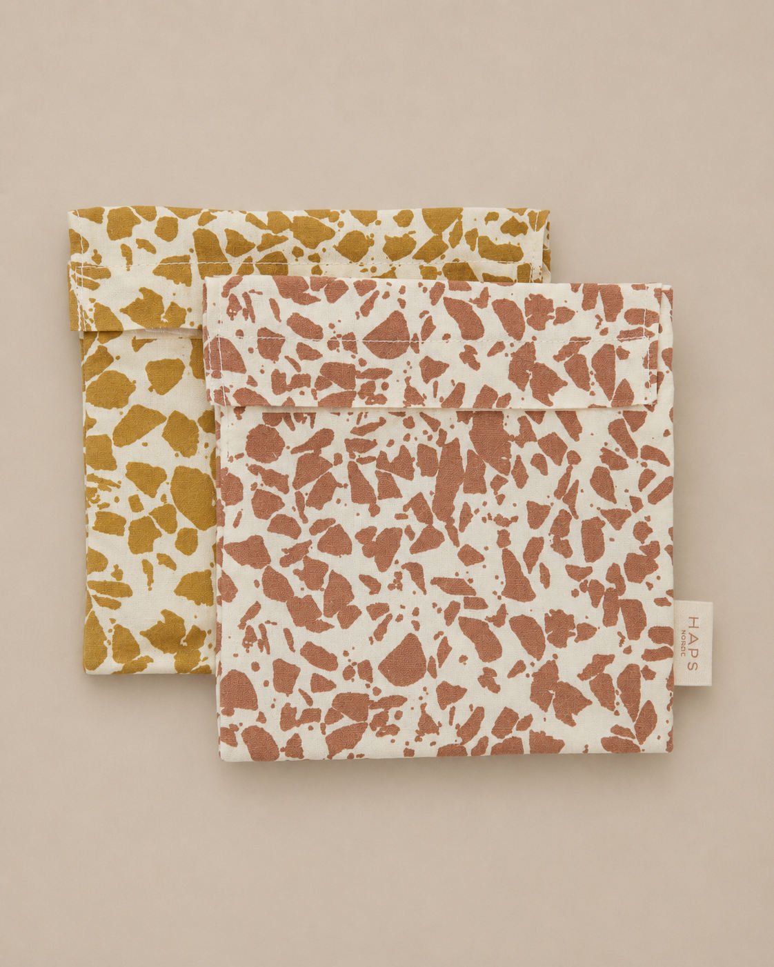 SANDWICH BAG 2-PACK - Autumn terrazzo