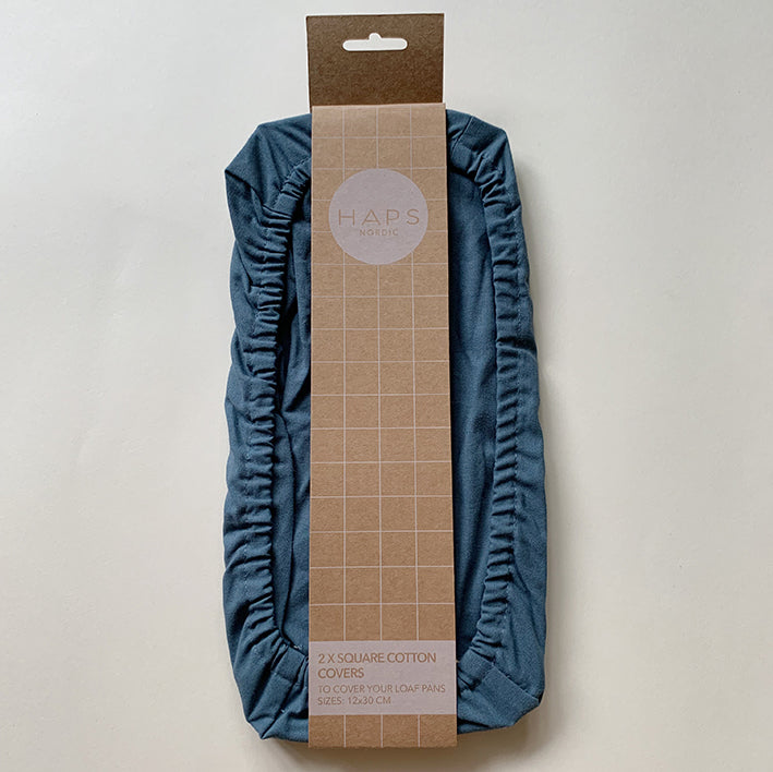 Haps Nordic Square Cotton cover 2-pack solid Cotton cover Ocean pack