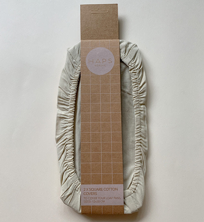 SQUARE COTTON COVER 2-PACK - Oyster grey pack